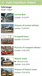 Mobile Screenshot of fahrzeuge.tram-ff.de