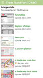 Mobile Screenshot of fahrgastinfo.tram-ff.de