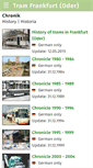 Mobile Screenshot of chronik.tram-ff.de